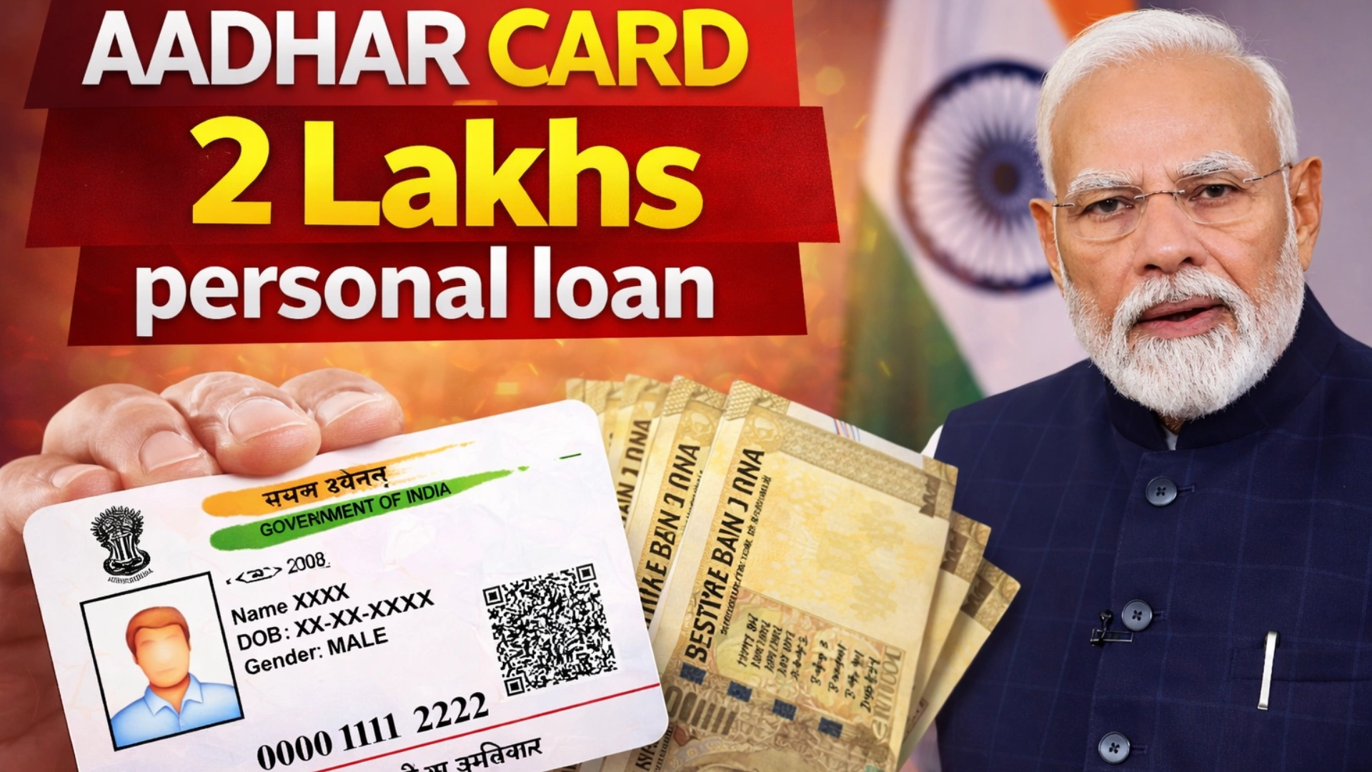 Aadhaar Card Based ₹2 Lakh Personal Loan