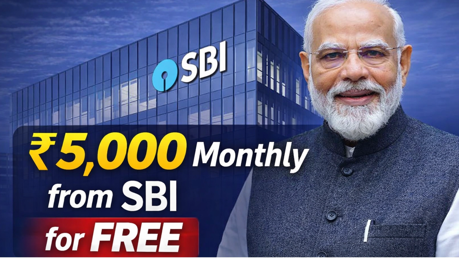 ₹5,000 Monthly from SBI for FREE